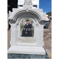 Памятник из белого мрамора